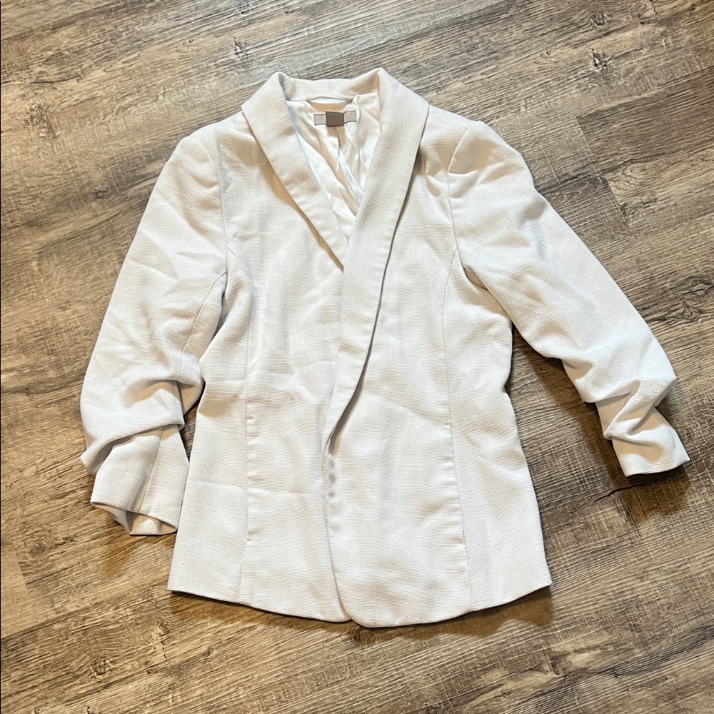 H&M Women's Elegant Cream Blazer